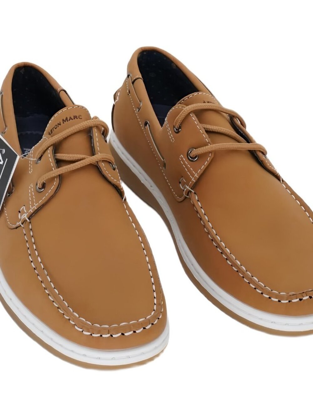 Aston Marc Men's Boat Shoes Loafers Tan US 8.5 M EU 42